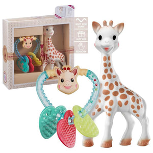 Geschenkset Sophie la girafe mit Herzrassel - tablude.com