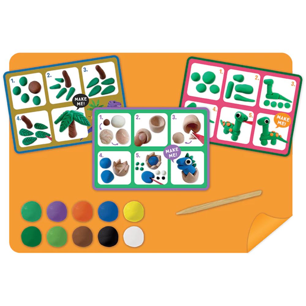 Knete - Knete&Spiel Dinosaurier - tablude.com