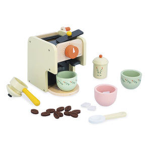 Espressomaschine aus Holz mit Zubehör - Shiny Grandma 3+ - tablude.com