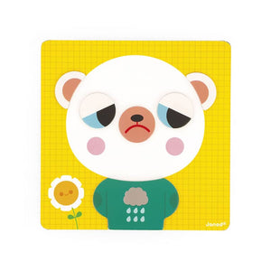 Magnetisches Puzzle – Emotionen Bär