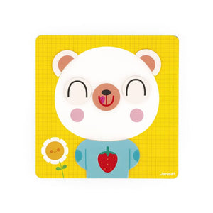 Magnetisches Puzzle – Emotionen Bär