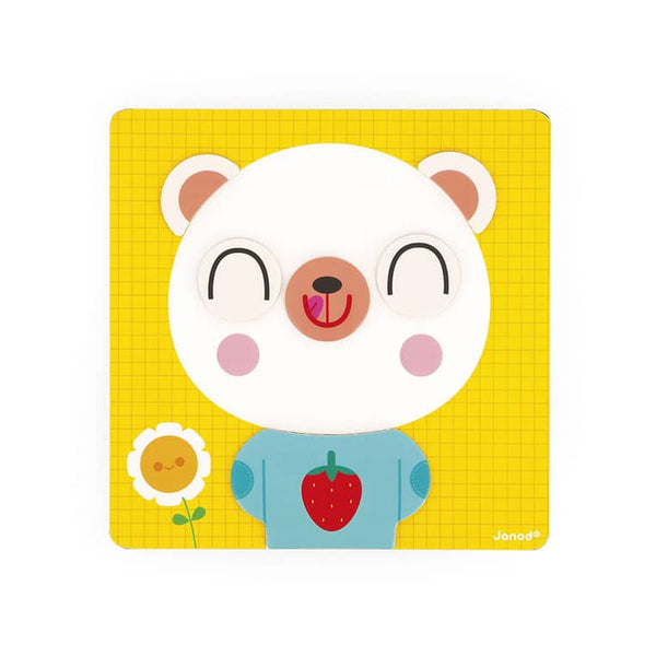 Magnetisches Puzzle – Emotionen Bär