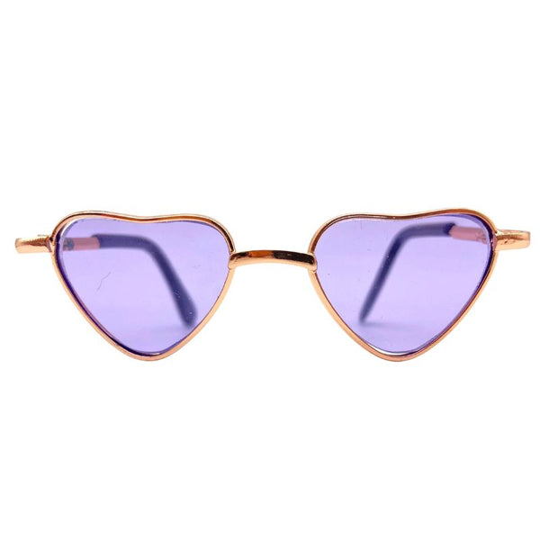 Herzförmige Brille für Alpakas – Violet - tablude.com