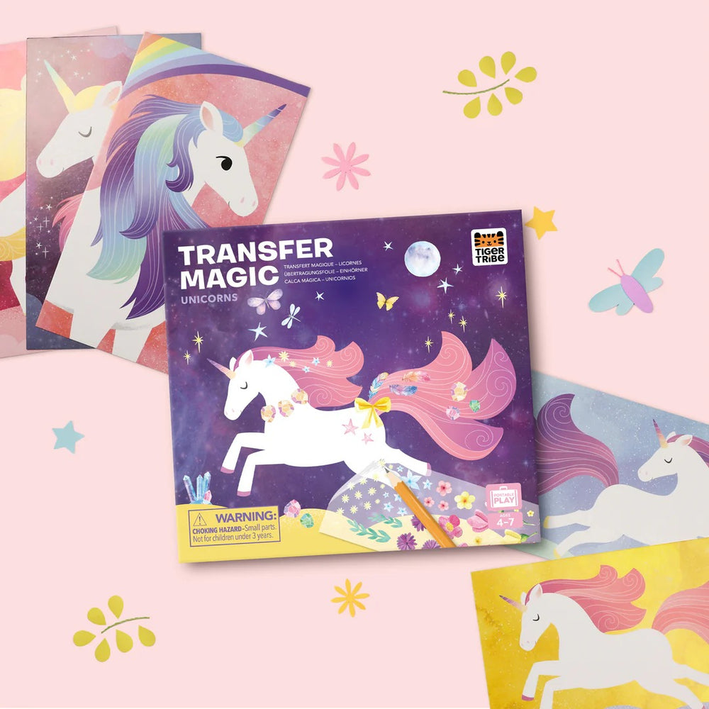 Kreativset mit Transferfolie – Einhörner - tablude.com