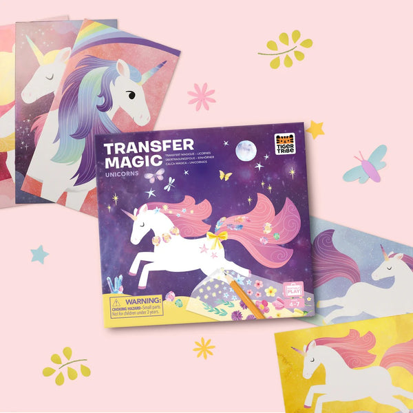 Kreativset mit Transferfolie – Einhörner - tablude.com