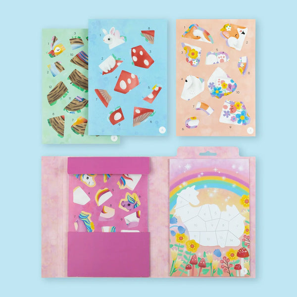 Kreativset zum Bekleben nach Zahlen – Magischer Garten - tablude.com