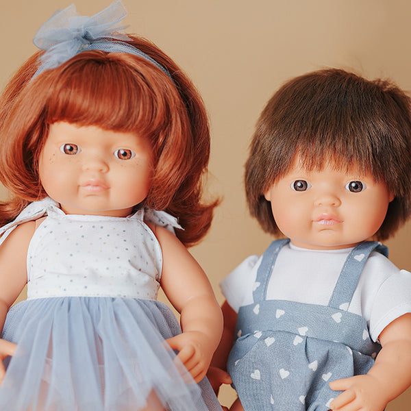 Puppe Mädchen My Friends & Me – Europäerin Rothaarig 38 cm