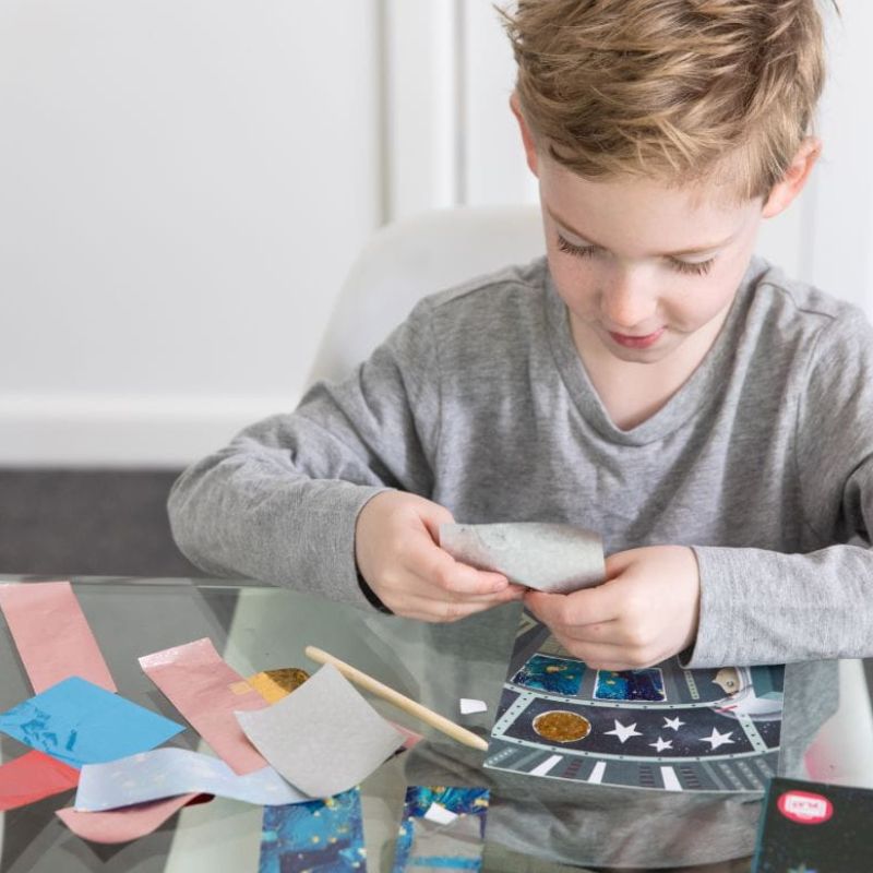 Kreativset mit Transferfolie – Abenteuer im Weltraum - tablude.com