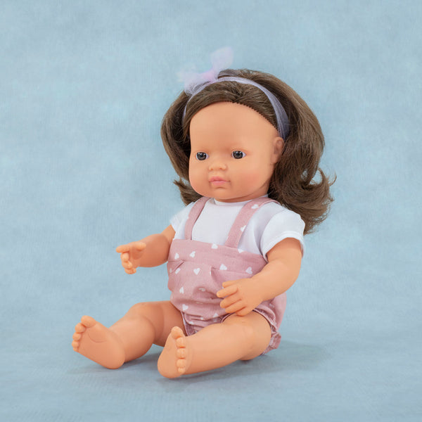 Puppe Mädchen My Friends & Me – Europäerin Braunhaarig 38 cm