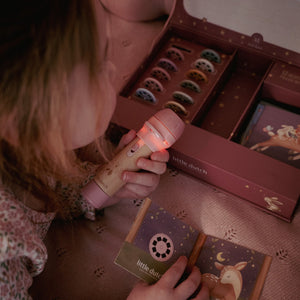 Latarka projektor z bajkami Little Dutch - Róż - tablude.com