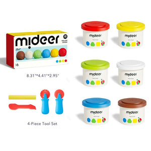 Knetmasse 6 Farben - tablude.com