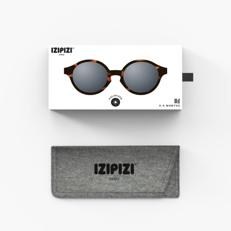 Sonnenbrille mit Polarisation Baby D 0-9 Monate - Schildpatt