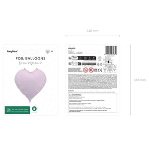 Folienballon – Violettes Herz 48 cm