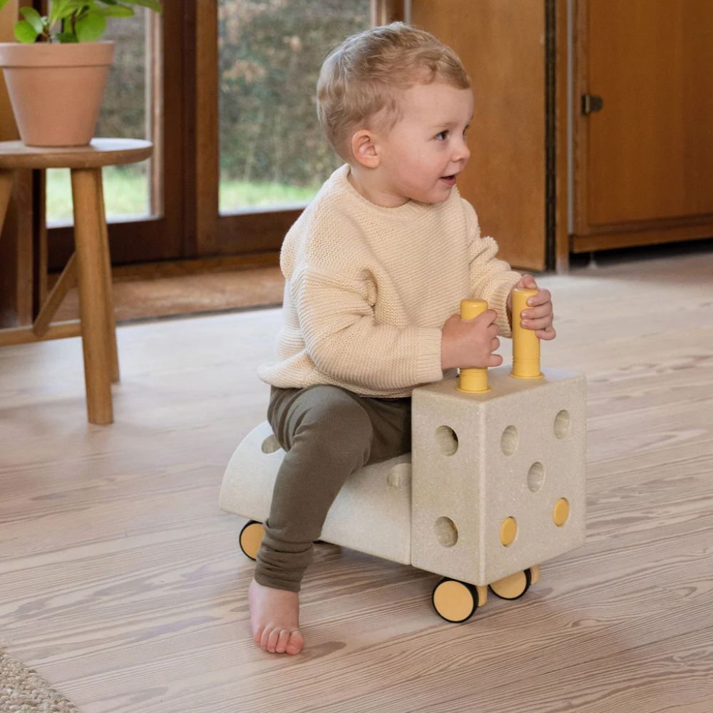 Kreative Bausteine zur Förderung der Grobmotorik Tiny Ride – sandgrau