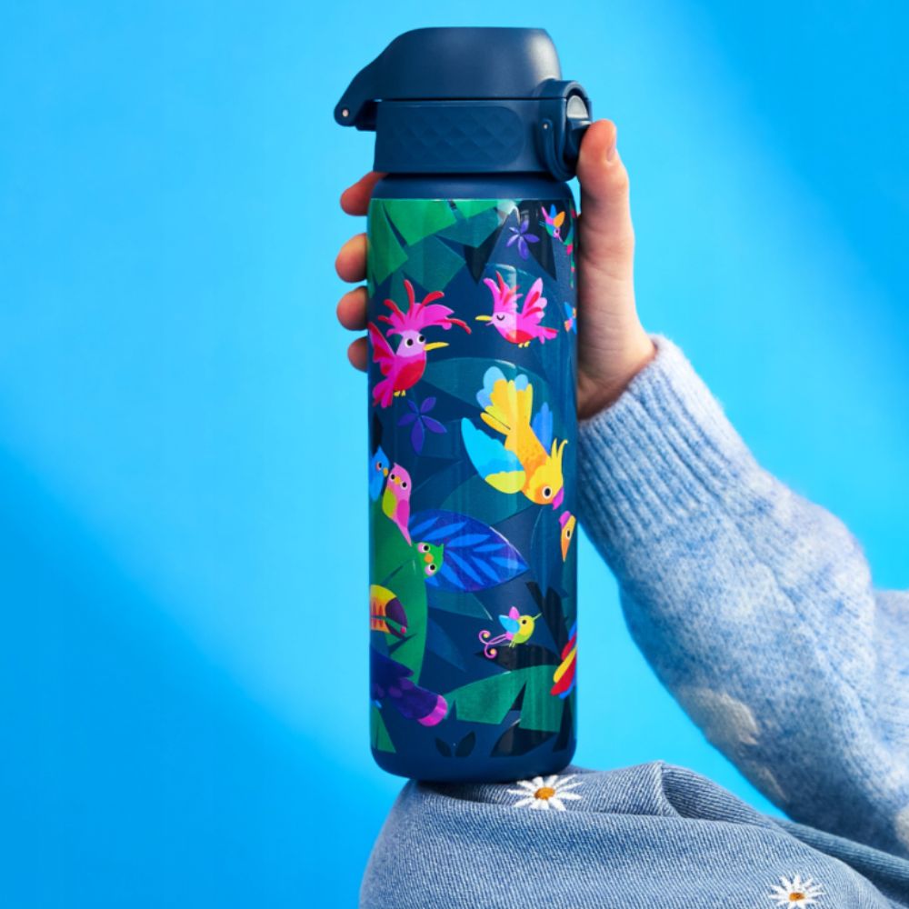 Stahlflasche 600 ml - Exotische Vögel