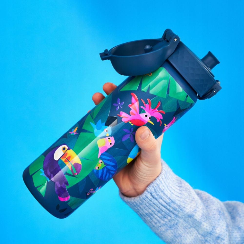 Stahlflasche 600 ml - Exotische Vögel