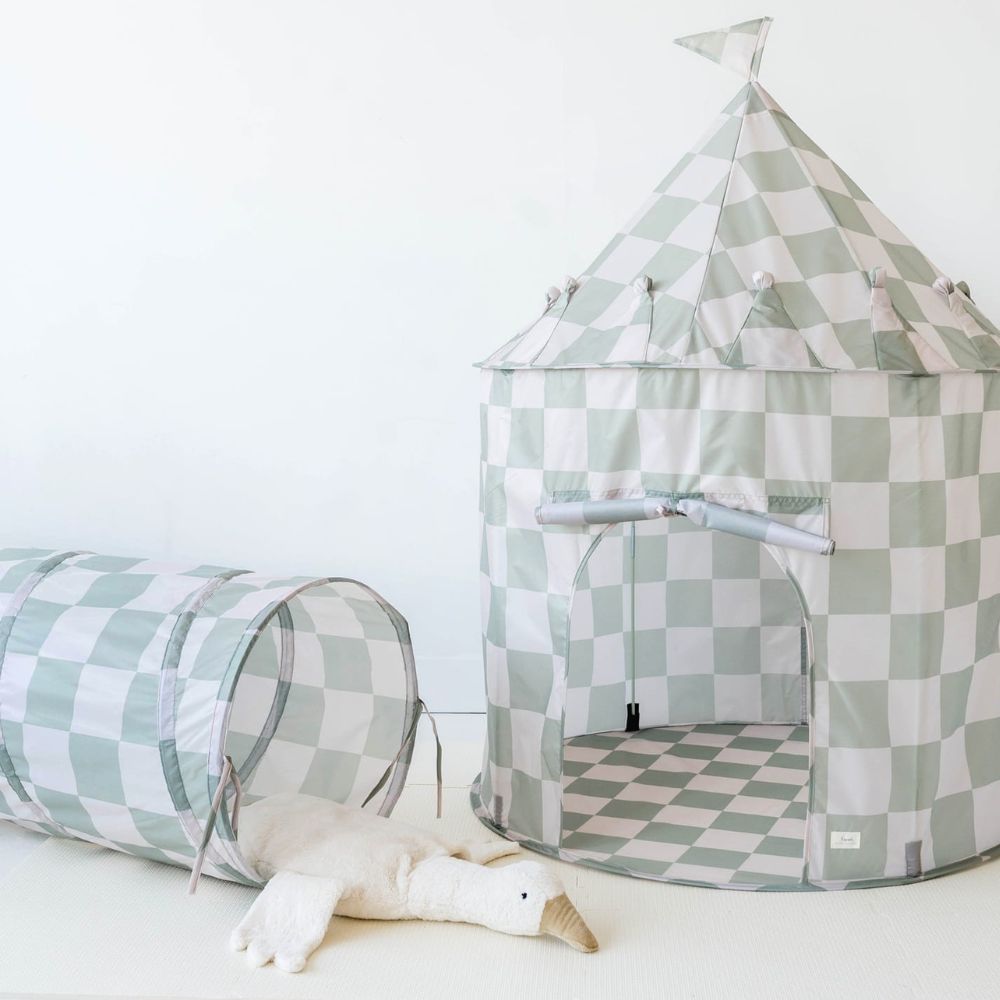 Spieletunnel – Checkerboard Green
