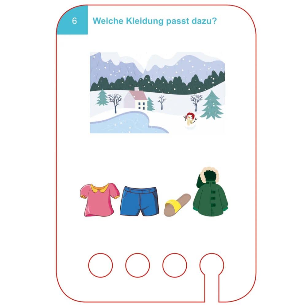 Lochkasten Kartenset – Was passt zum Bild? 3 Jahre+