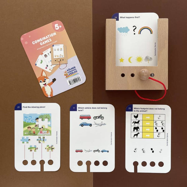 Lochkasten Starter-Set – Assoziationsspiele 5 Jahre+