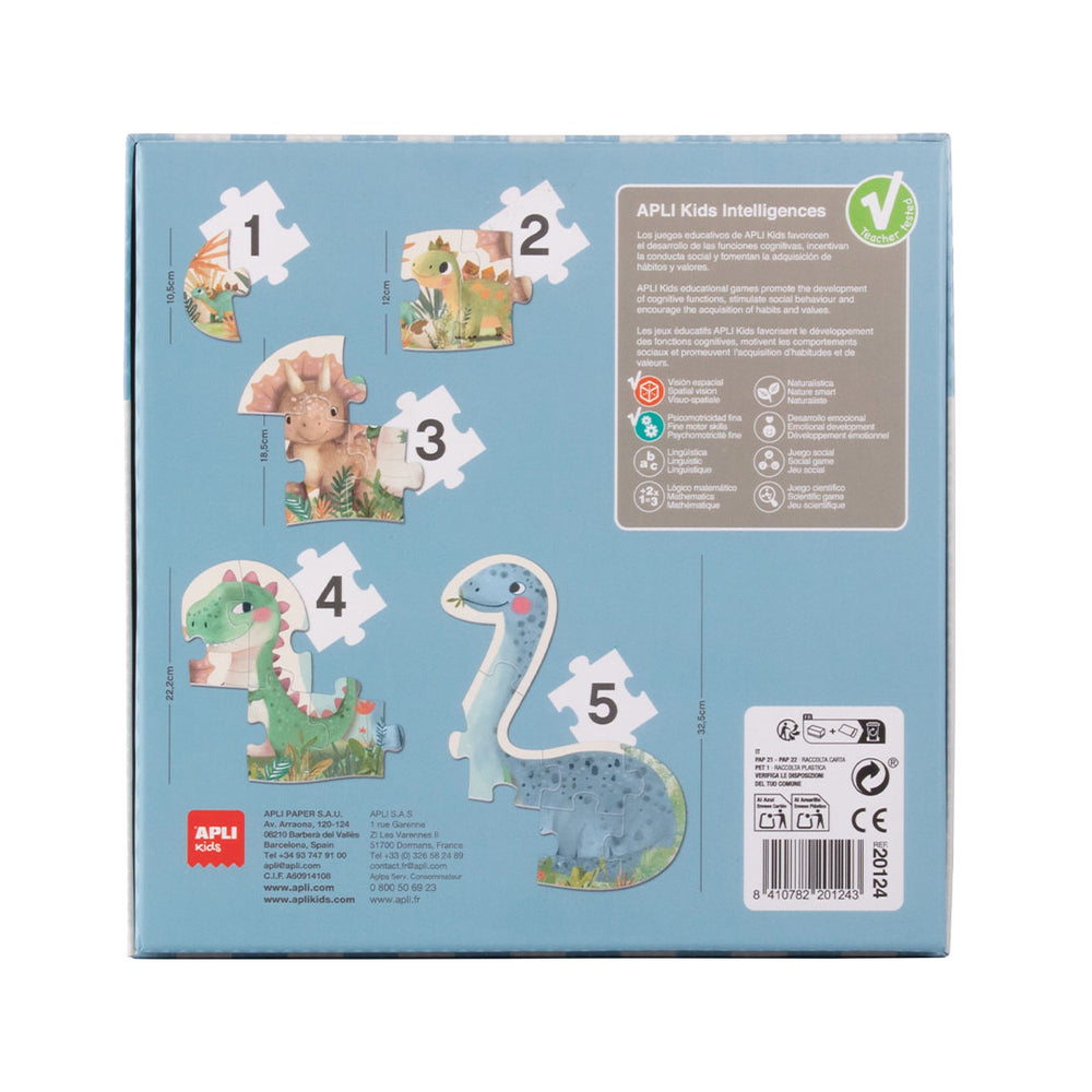 Progressive Puzzle My First – Dinosaurier 2+