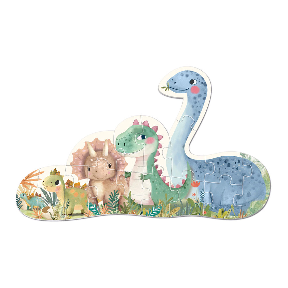 Progressive Puzzle My First – Dinosaurier 2+