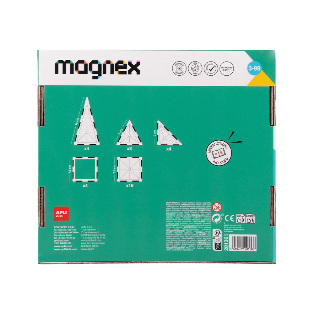 Magnex Apli Kids Magnetbausteine - 36 Teile