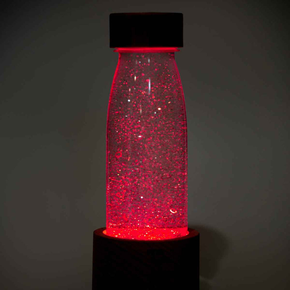 Lampka sensoryczna, baza świetlna LED Petit Boum - podświetlenie do butelek sensorycznych