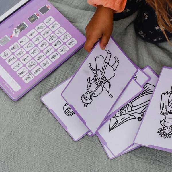 Grafiktablett Kidydraw Mini – Prinzessinnen mit Malvorlagen für kreative Kinder