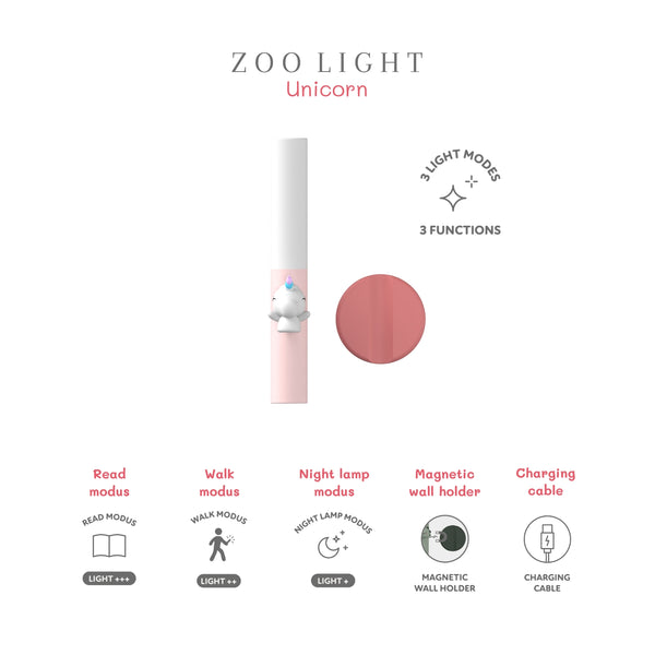 Tragbare Lampe Zoo Light – Einhorn