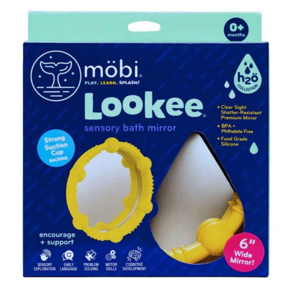Sensoryczne lusterko do kąpieli Mobi - Lookee