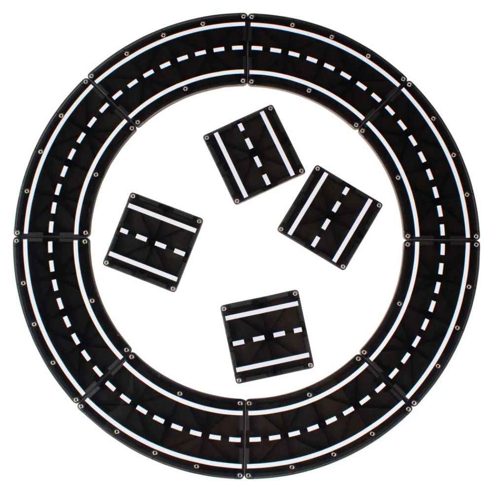 Klocki magnetyczne MAGNA-TILES - Roads 12 el.