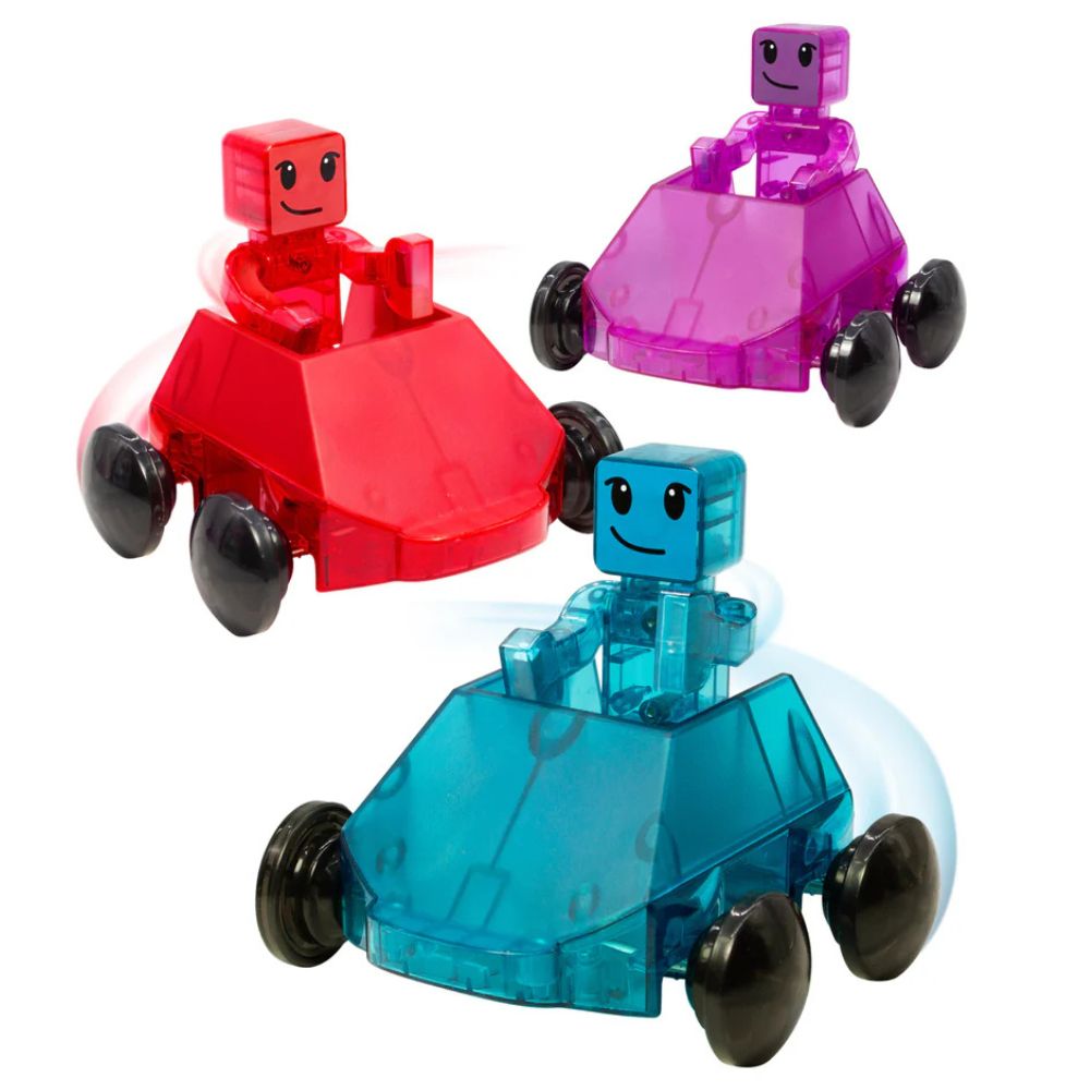 Magnetyczne samochodziki MAGNA-TILES - Dashers 6 el.