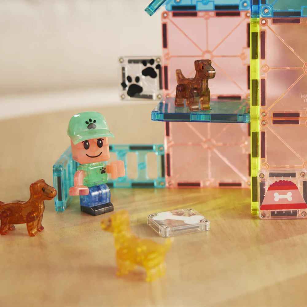 Klocki magnetyczne MAGNA-TILES - Puppy Park 27 el.