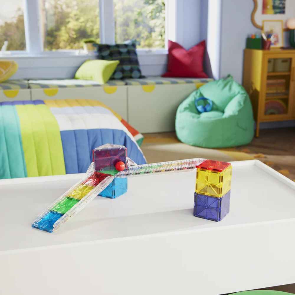 Magnetyczny kulodrom MAGNA-TILES - Rail Racers 33 el.