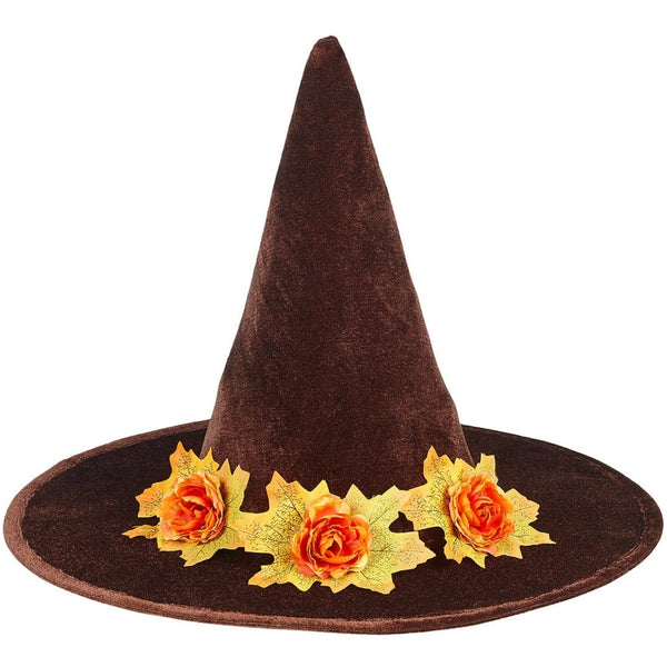 Kostüm – Tüllkleid mit Blumen und Hut, Hexe Sabrina, 5–7 Jahre