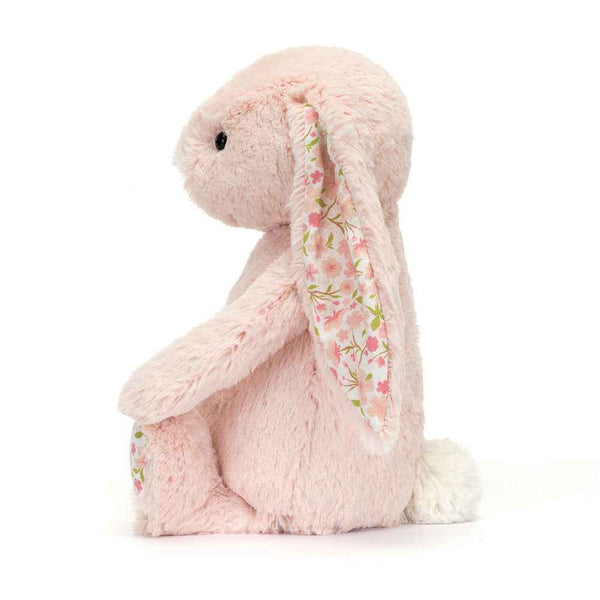 Pluszowy królik z kwiecistymi uszami Cherry Jellycat - pudrowy róż 18 cm