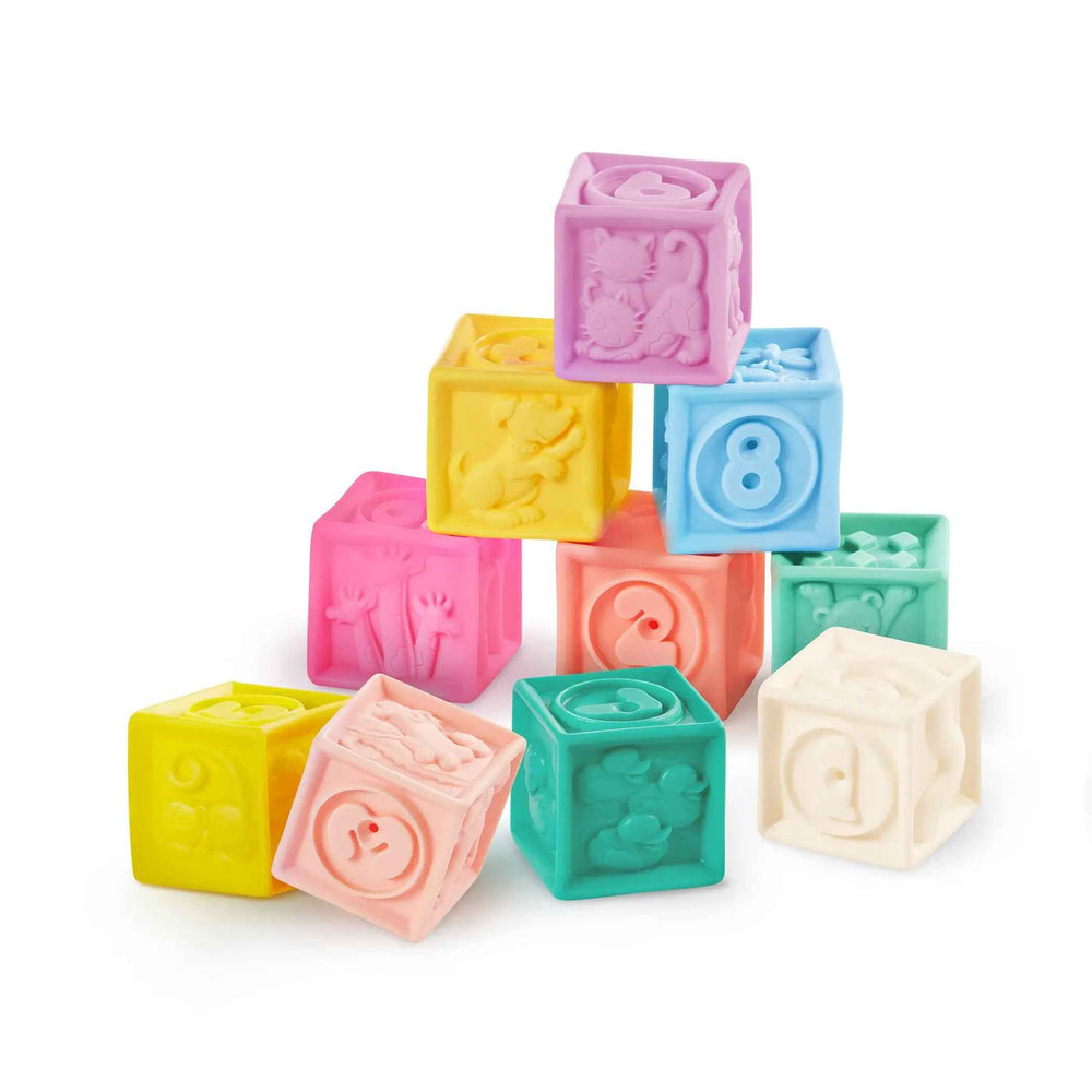 Weiche Becher und Sensorik-Bausteine 2in1 – Stackin’ Squishies 17 Teile