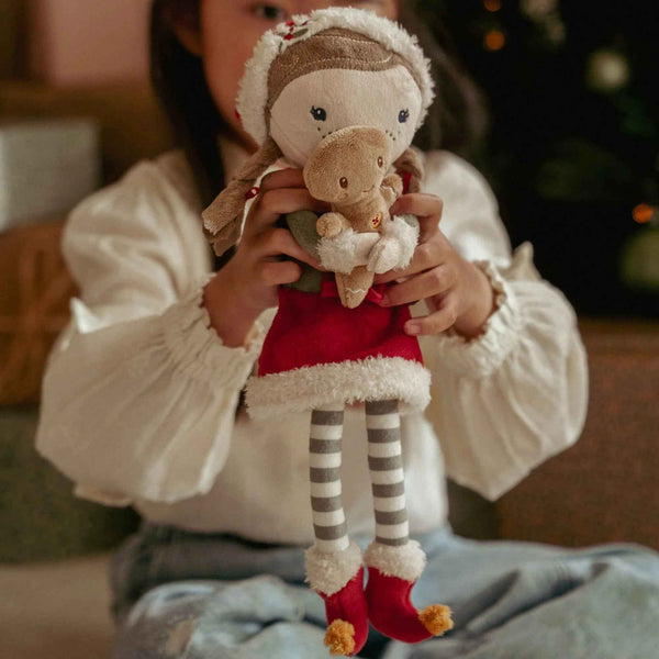 Puppe Mädchen – Rosa X-MAS 35 cm