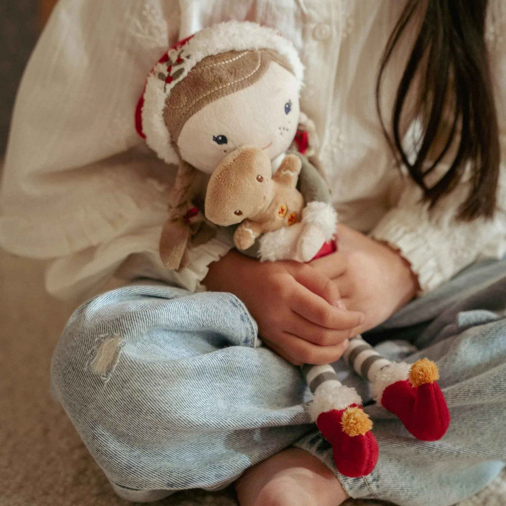 Puppe Mädchen – Rosa X-MAS 35 cm