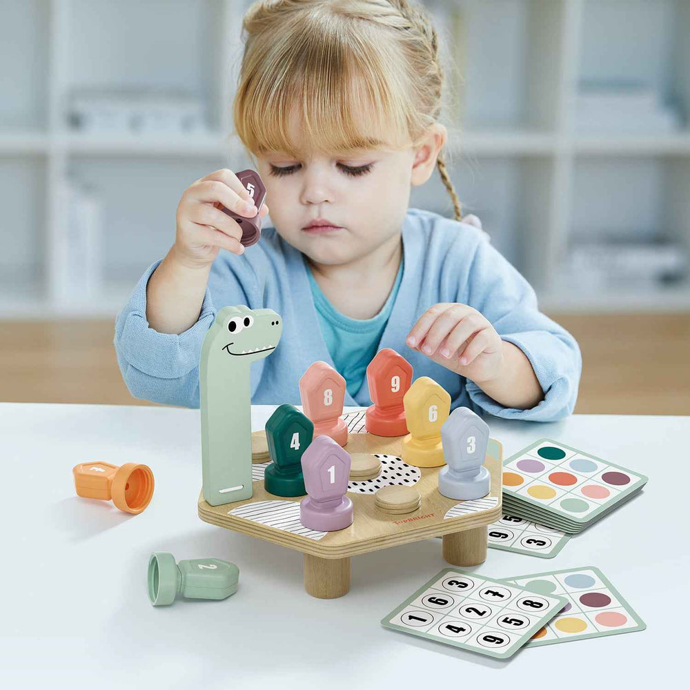 Lernspiel Dino – Farben & Zahlen spielerisch lernen