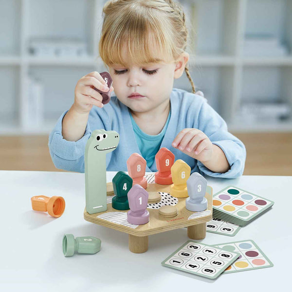 Lernspiel Dino – Farben & Zahlen spielerisch lernen