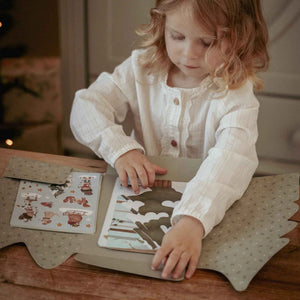 Little Dutch weihnachtliches Stickerset mit Postkarten - Ansicht 5
