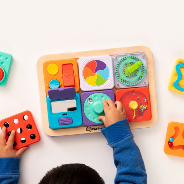 Sensorisches Quadrat PlayTab – Zahnräder