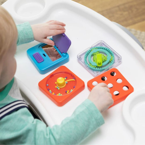 Sensorisches Quadrat PlayTab – Kugelschieber