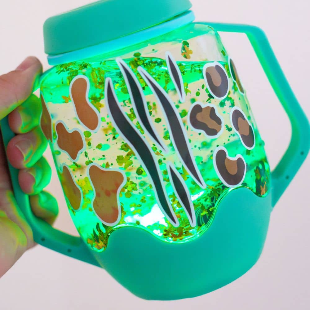 Sensorisches Glas zum Befüllen mit Wasser und Zubehör – Zoo