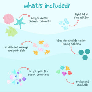 Set sensorischer Accessoires für Gläser – Meer