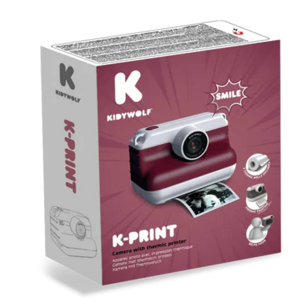 Digitalkamera mit Drucker – Rot