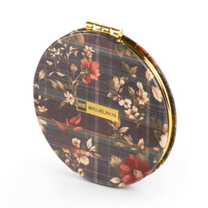 Taschen-Spiegel, doppelseitig - Flowers