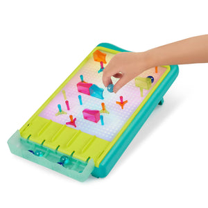 Beleuchtete Kugelbahn und Leuchttafel 2in1 – Light-Up Marble Drop 180 Teile