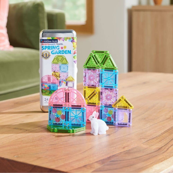 Magnetklötze – microMAGS Spring Garden Travel 24 Teile